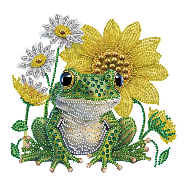 (YXC726) Resina Diamante Con Forma Especial Serie Girasol Diamante Parcial 30*30CM