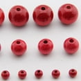 thumbnail image 4 of jifeng 50Pcs Perles en Bois Rondes Bricolage Bijoux Collier Artisanat Faisant 16mm Rouge, 4 of 4