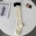 thumbnail image 1 of Nvzi 1 Pairs Casual Tube Socks Cotton Knee High Socks for Women Solid Knit Knee Long Stocking All Season Gift，Stretch，Soft（A13）, 1 of 2