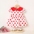 thumbnail image 4 of Posijego Baby Girls Polka Dot Dresses Summer Loose Casual Dresses for Toddler Girls Cotton Dresses Summer Clothes, 4 of 9