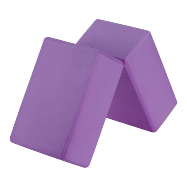 Equipo de ejercicio con bloques de baile, tabla ligera, accesorios de para fitness, estiramientos, equilibrio, posturas profundas, practicantes púrpura