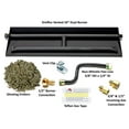 thumbnail image 2 of 24" Heavy-Duty Dual Row Gas Burner with Connection Kit for Vented NG Gas Fireplace, 2 of 10