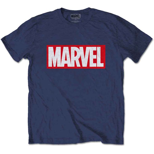 Marvel Comics Unisex T-Shirt Marvel Box Logo