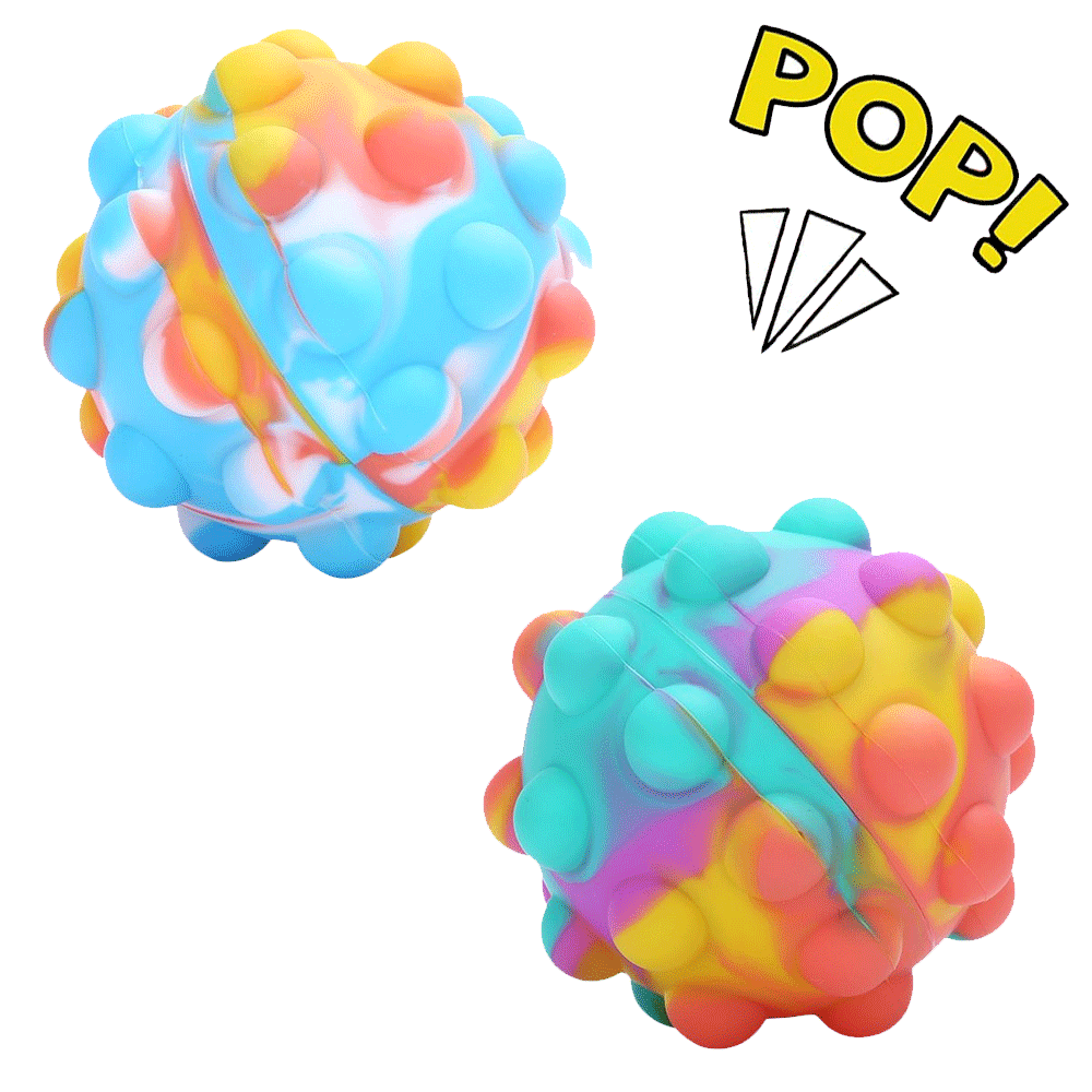 Buy World Bossmission 2 Pack Squeeze ball Pop Fidget Toys, Poppet Its