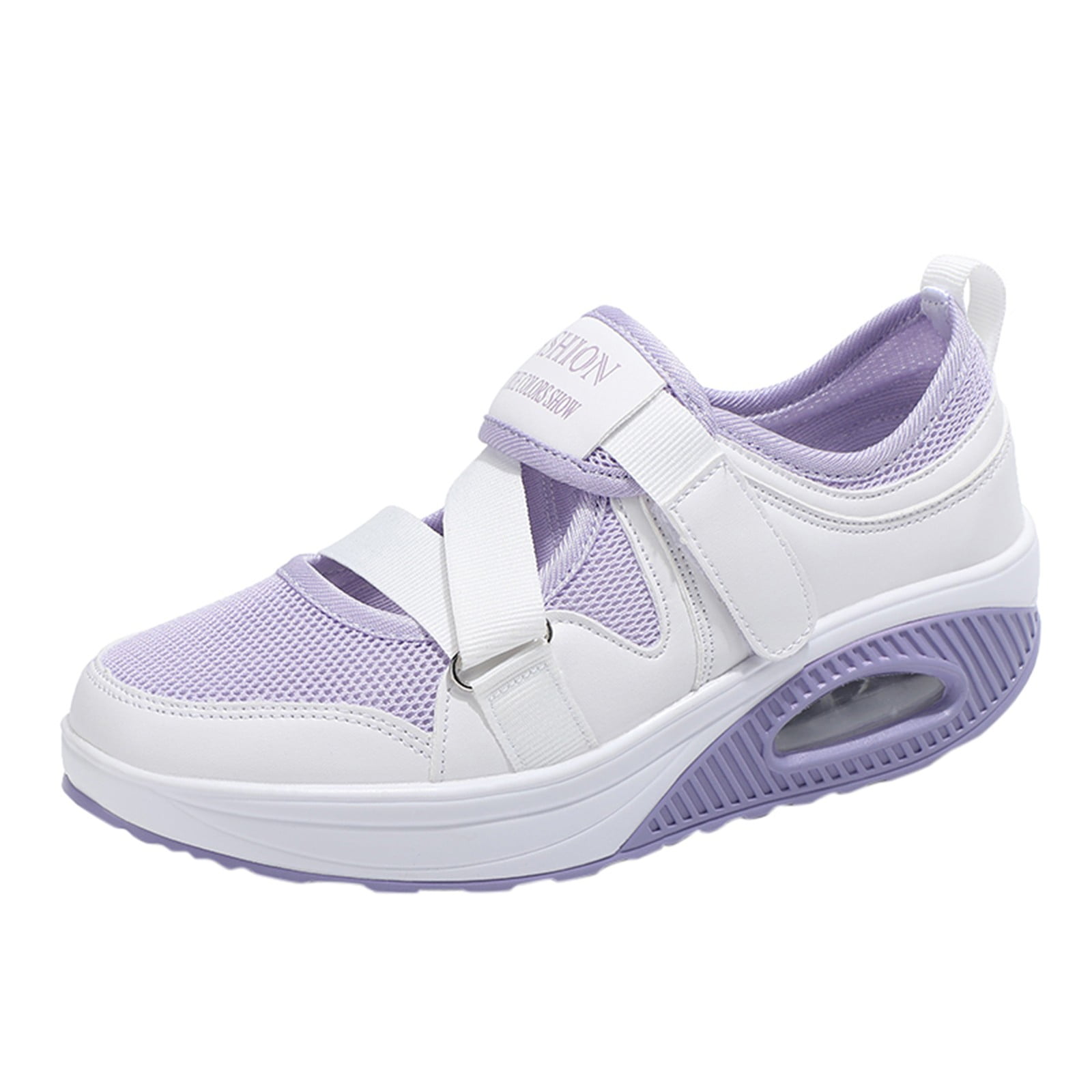 Women's Air Shoes Fashion Sport Gym Jogging Tennis Fitness SneakerSparkly Sneakers For Women Purple 9