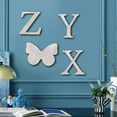 thumbnail image 5 of Sandistore Letter Wall Stickers Home Decoration Acrylic Wall Stickers 3d Three Characters English Letter Creative Wall Stickers 26 Letters Wall Stickers, 5 of 8