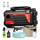 thumbnail image 1 of Hidrolavadora Portatil Electricas Pistola Lab.G, Negro/Roja, 1 of 5