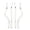 A, variant on 4-Pack Halloween LED Taper Candles, 11.3" Wavy Ghost Face Sticks, Battery Powered (Batteries NOT Included)