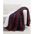 thumbnail image 1 of Morgan Home Holiday Printed Reversible Sherpa Throw, 1 of 4