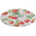 thumbnail image 5 of Strawberry Fruit Watercolor Round Carpet Circle Rug Outdoor Patio Area Rug Washable Large Area Rugs Hallway Room Decor Fitness Mats, 5 of 8
