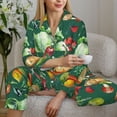 thumbnail image 6 of Pajamas for Women Set - Vegan Comfy Long Sleeve Button Up Pajama Sets for Women 2 Piece, Soft Sleepwear Nightwear Pjs Lounge Sets for Women with Pockets, 6 of 6