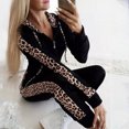thumbnail image 1 of Puntoco Traje Deportivo con Capucha y Estampado de Leopardo de Color Sólido para Mujer Traje de Yoga para Mujer Puntoco Puntoco-6057, 1 of 9