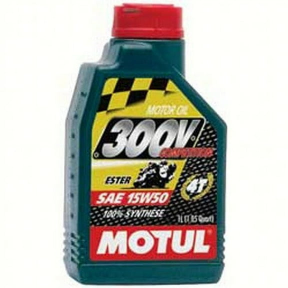 Motul  836241 / 101363; 300V 4T Competition Synthetic Oil 15W-50 4-Liter