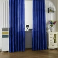 thumbnail image 1 of New Rod Pocket Top Solid Color Satin Curtain for Living Room Panel Window Curtains, 1 of 1