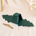 thumbnail image 6 of Christmas Tree Gift Box,Foldable Candy Packaging Box with Faux Leather Handle,Green Cardboard Party Favor Box for Xmas Treats and Small Presents, 6 of 6