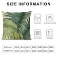 thumbnail image 5 of Nawypu  Green Plant Leaf Decorative Throw Pillow Covers for Couch Bed Sofa Living Room Tropical Plants Leaves Square Cushion Cases Art Home Decor, 5 of 5