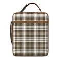 thumbnail image 4 of Vintage Checkered Insulated Lunch Box Women Reusable Lunch Bag Fit Most Bento Boxes Lunch Tote Portable Bag Work Hiking, 4 of 5
