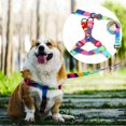 thumbnail image 1 of Flmtop Traction Rope Set Metal Buckle Pet Accessories Polyester Double-sided Printing Harness Traction Rope Set for Walking Multicolor, 1 of 9