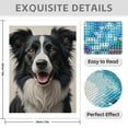 thumbnail image 3 of Diamond Art Kit for Adults, Modern Realistic Collie Print No.64 Diamond Painting for Adults Beginners, 5D DIY Diamond Art Painting Kits, Colorful Diamond Painting Craft for Home Decor 12x16, 3 of 7