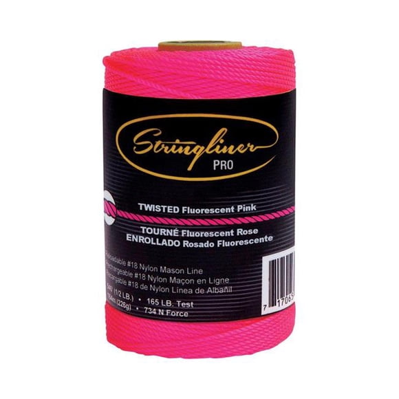 Stringliner 2612638 Recharge Ligne Mason Torsadée Rose 540 Pi