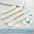 thumbnail image 5 of Uxcell 13mm Plastic 26 Digits Font Size 2 Alphabet A-Z Detachable Letter Stamp Set, 5 of 5
