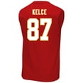 thumbnail image 3 of Men's-Fanatics Travis Kelce Red Kansas City Chiefs Big & Tall Player Name & Number Muscle Tank Top, 3 of 3