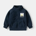 thumbnail image 3 of Eashery Kids Baby Girls Boys Jacket Water Resistant Puffer Coat Padded Puffer Jacket Long Sleeve Cotton Pullover Jackets for Boys (Navy,18-24 Months), 3 of 4