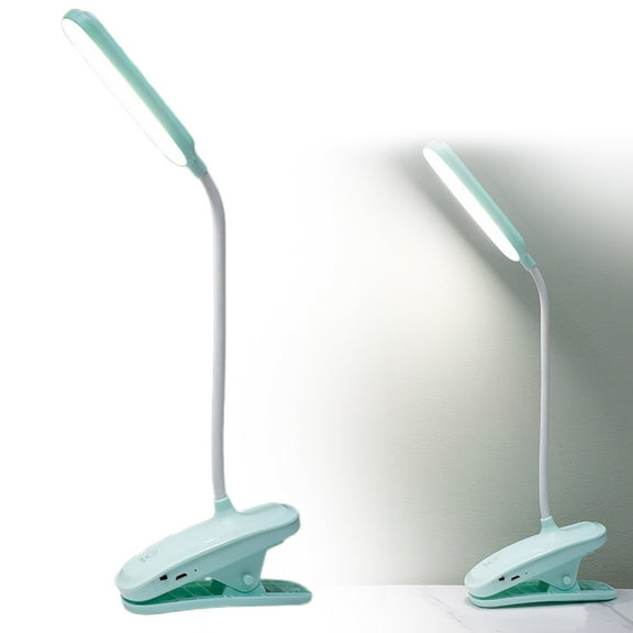 ZMKIAG Portable and Rechargeable Clip on LED Lamp for Bedroom Bedside, Great for Children Friendly Reading and Learning Rechargeable Feature Convenient Use Anywhere