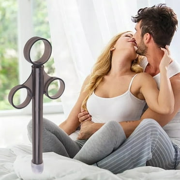 Lube Applicator Syringe Precise Scales 6.5” Personal Lubricant Shooter with Air-Proof Silicone Cap