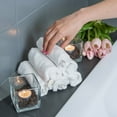 thumbnail image 4 of Made Easy Kit Bath Mitts - Package of 6 - (6" x 9") European Style Washcloth with Loop, 4 of 7