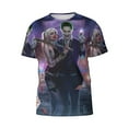 thumbnail image 5 of Harley Quinn Joker Poster T-Shirt for Men Novelty 3D Pritneted Casual Short Sleeve Tees Shirt Summer Street T Shirt Top, 5 of 7