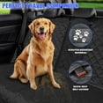 thumbnail image 5 of Yonktoo Dog Car Seat Cover for Back Seat, Waterproof and Anti-scratch, fits small cars and SUVs, 5 of 9