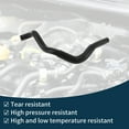 thumbnail image 5 of Unique Bargains Radiator Hose Heater Hose Radiator Outlet Hose Pipe No.72411AG001 for Subaru Forester 2009-2013 XL (2.5T Turbo) Rubber Warm Air Inlet Pipe Black 1 Pc, 5 of 6
