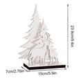 thumbnail image 2 of Wooden Led Christmas Tree Decor,Farmhouse Table Decor for Home,Christmas Decorations,1 Set, 2 of 6