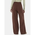 thumbnail image 3 of No Boundaries Soft Fleece Wide Leg Pants, 30” Inseam, 1 or 2-Pack, Women’s XXS-4X, 3 of 9