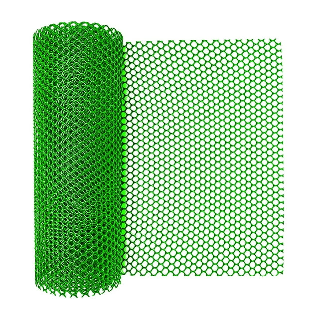 Red de cercado de plástico para jardín, rollo de malla de alambre para pollo, suministros para proyectos Diy