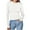 White, variant on Lovskoo Women's Crewneck Shirts Long Sleeve Slim Fit T Shirt Tunic Tops Tee Gray