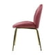 thumbnail image 4 of Set de 4 Sillas Vanguardista Mundo In Treviso Velvet Rosa, 4 of 9