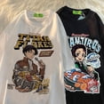 thumbnail image 2 of Harajuku nueva camiseta anime señoras moda manga cortapangjing, 2 of 4