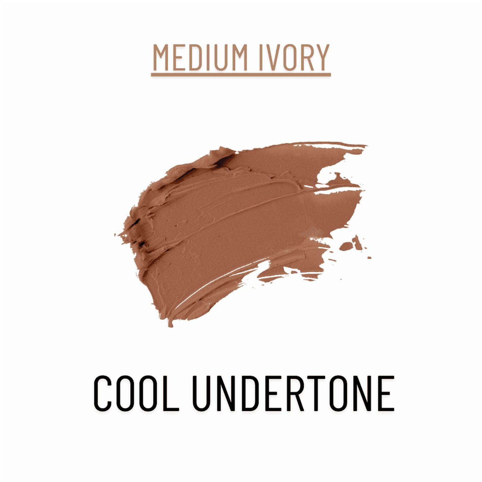 foundation - cool undertone, Oil-Free HD Liquid Foundation – Medium to Full Coverage, Long-Wear, Hydrating & Paraben-Free