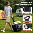 thumbnail image 2 of ADVWIN 32 Qt (30L) Electric Car Cooler & Warmer with Pockets, Ice Pack Divider, Removable Lid, Locking Handle, Wheels, AC/DC, 2 of 9