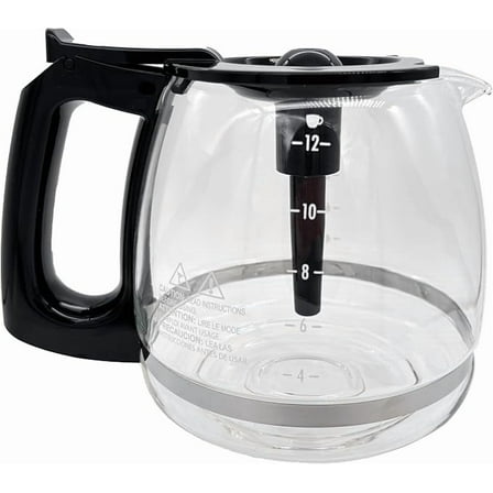 Replacement 12CUP Glass Carafe, Fit With Hamilton Beach Coffee Maker Models 49902/04