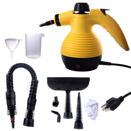 Jaxpety Handheld Steam Cleaner Multipurpose Chemical Free With 9