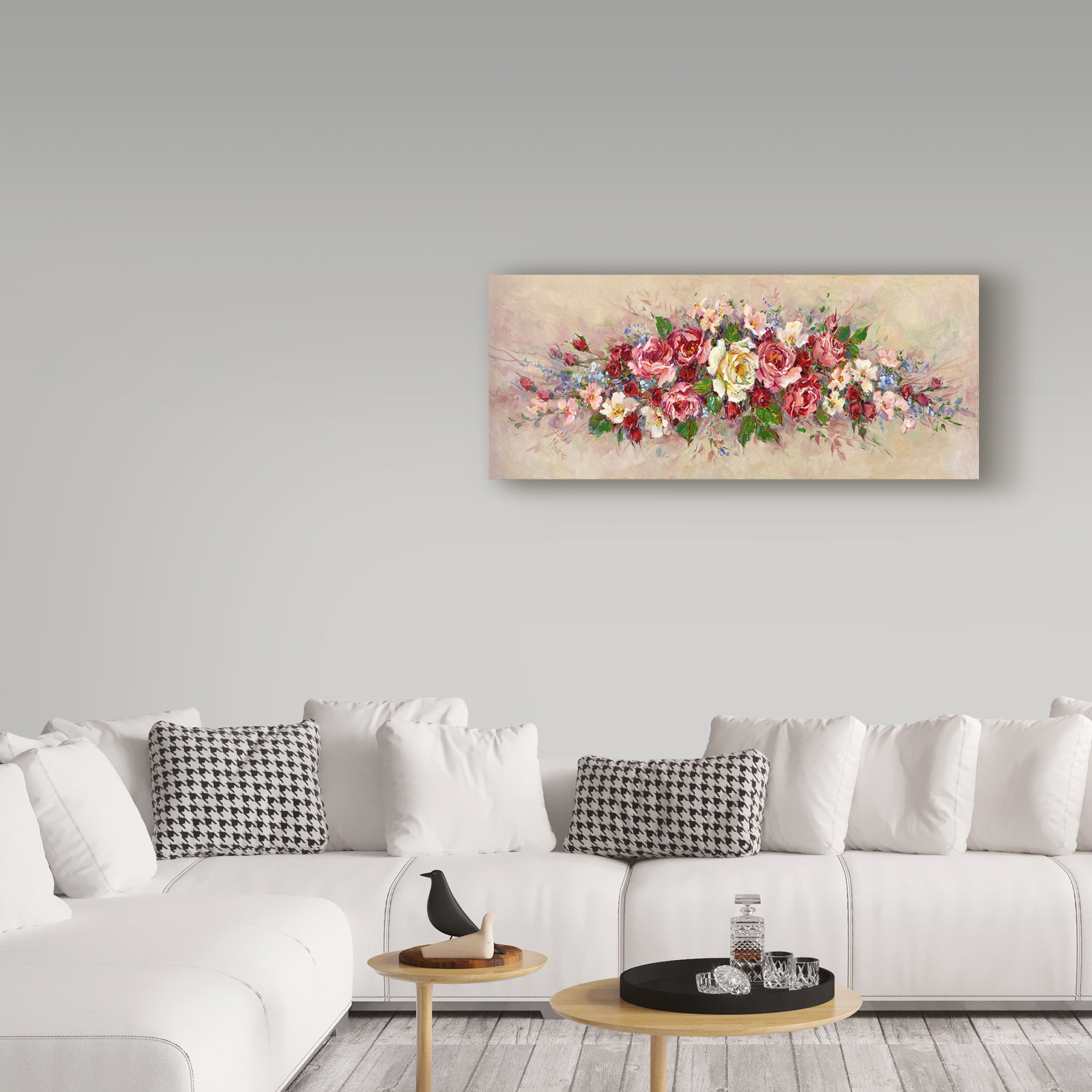 Trademark Fine Art 'Garland' Canvas Art by Barbara Mock