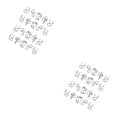 thumbnail image 4 of Guardurnaity Pegatinas de uñas con dibujo de líneas de animales de dibujos animados, calcomanías de punta de uñas completas falsas DIY, herramientas de Type1 NO1 Guardurnaity CBP041923, 4 of 5