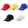 thumbnail image 3 of QualitChoice Fiber Solar Powered Fan Hat Durable Versatile Portable Convenient For All Activities Solar Fan Cap red, 3 of 6