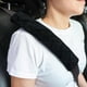 thumbnail image 3 of Juego de 2 almohadillas para orejas universales para cinturón de seguridad de coche cinturón de seguridad, correa de hombro, almohadilla de arnés para coche/bolso (negro), 3 of 5