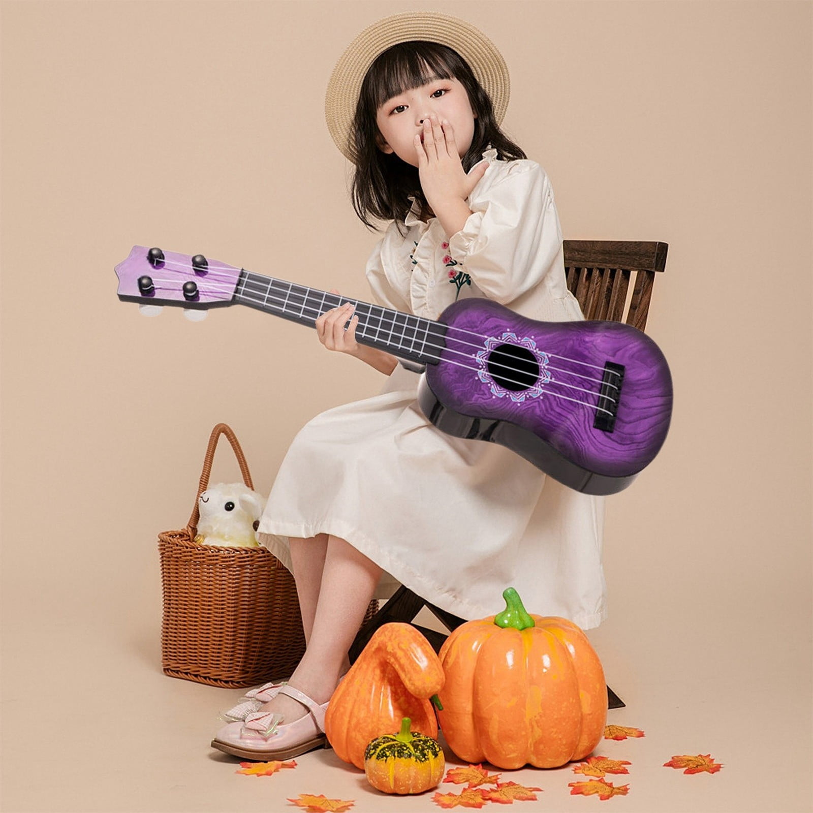 YUNAFFT Children Plaything Children Musical Instrument Plaything Ukulele for Children Ukulele Guitar Plaything Beginner Ukulele Plaything Ukulele Plaything Guitar