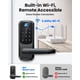 thumbnail image 3 of Smart Lock SohoTeco, entrada sin llave, con asa, cerrojo WiFi, 3 of 8