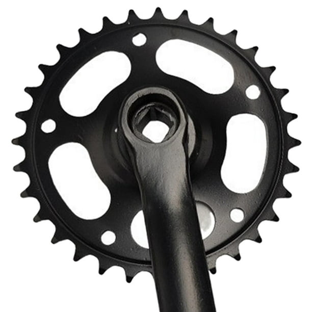 DYNWAVECA Crankset,Mountain Bike Crank Arm Set,Iron Easy